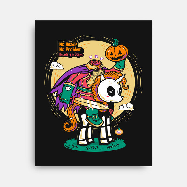 Headless Unicorn Rider-None-Stretched-Canvas-krisren28