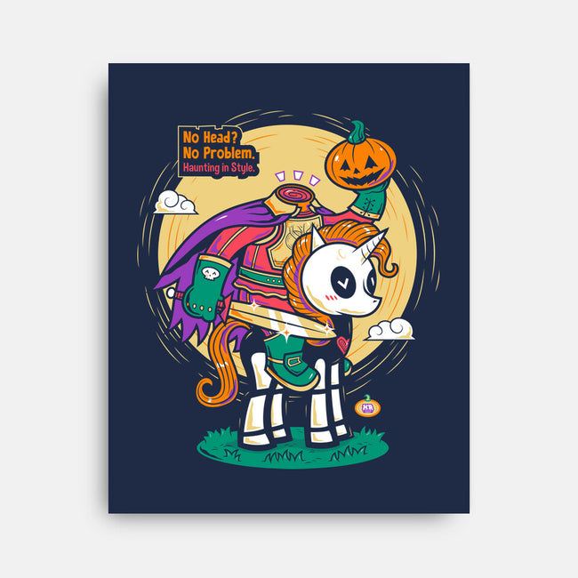 Headless Unicorn Rider-None-Stretched-Canvas-krisren28