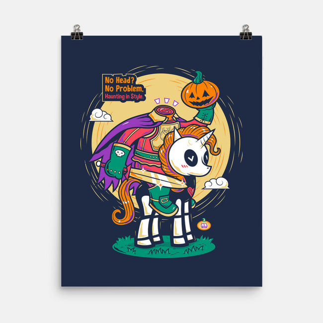 Headless Unicorn Rider-None-Matte-Poster-krisren28