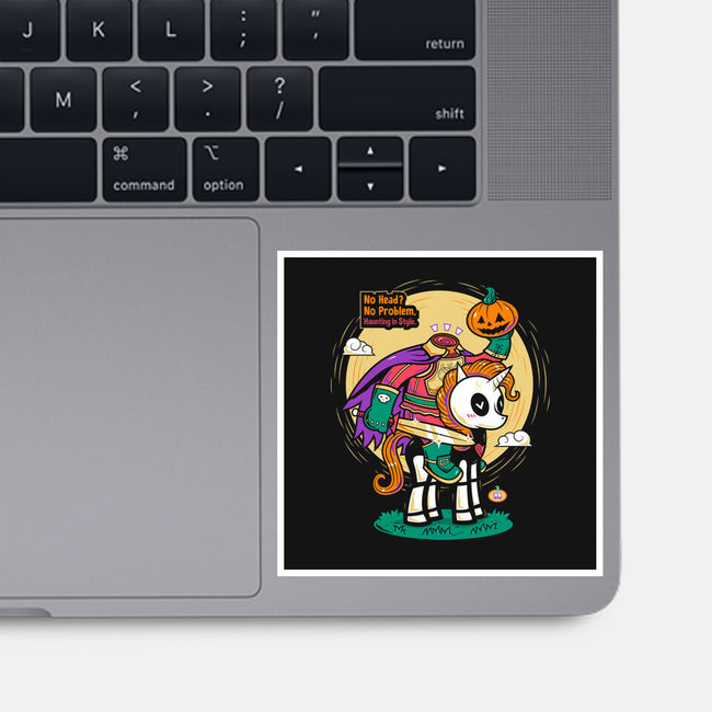 Headless Unicorn Rider-None-Glossy-Sticker-krisren28