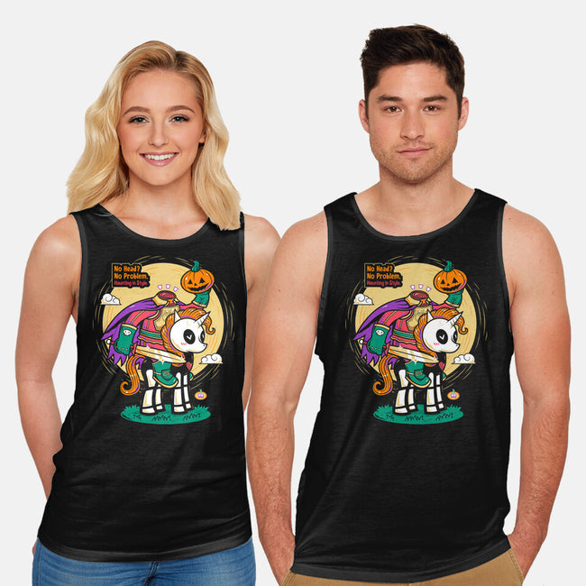 Headless Unicorn Rider-Unisex-Basic-Tank-krisren28