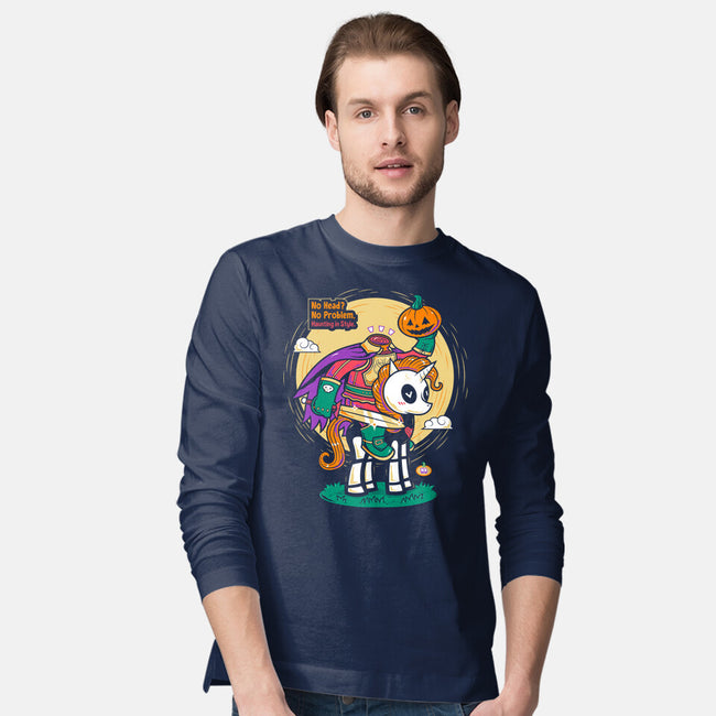 Headless Unicorn Rider-Mens-Long Sleeved-Tee-krisren28