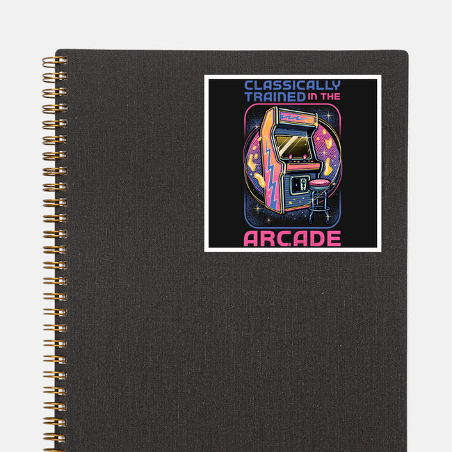 Classic Arcade-None-Glossy-Sticker-glitchygorilla