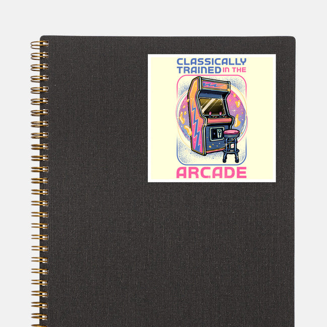 Classic Arcade-None-Glossy-Sticker-glitchygorilla