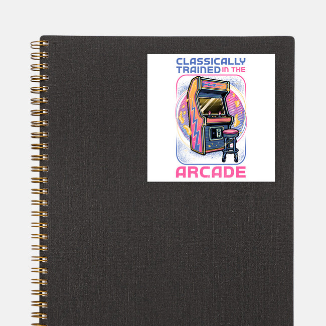 Classic Arcade-None-Glossy-Sticker-glitchygorilla