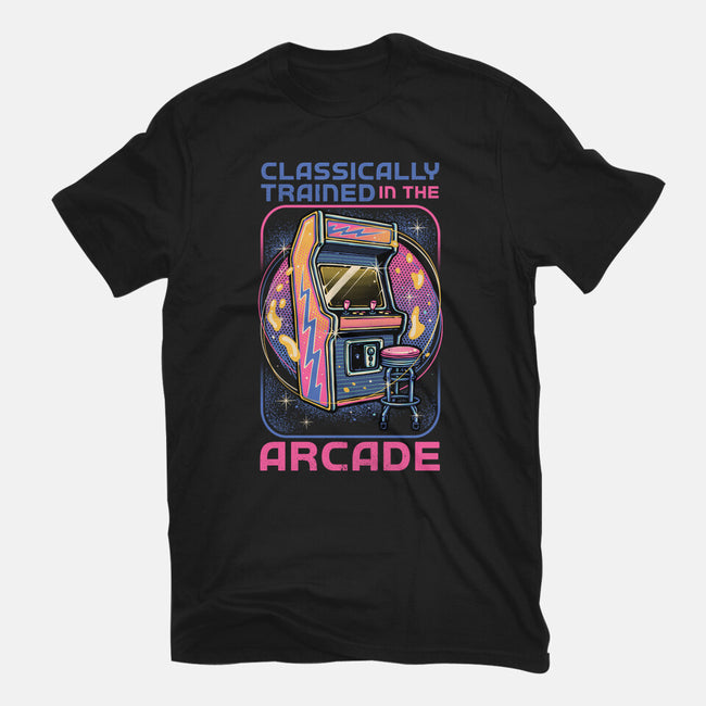 Classic Arcade-Womens-Basic-Tee-glitchygorilla