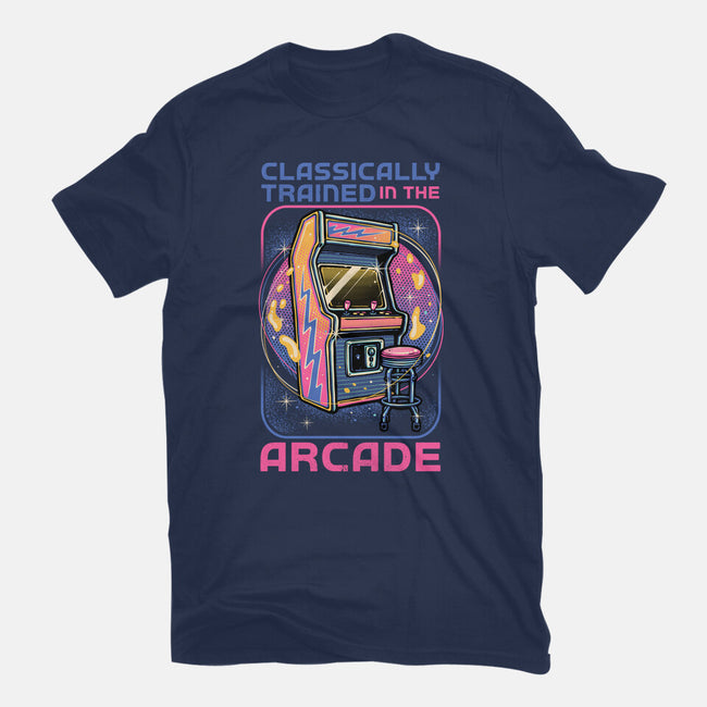 Classic Arcade-Womens-Basic-Tee-glitchygorilla