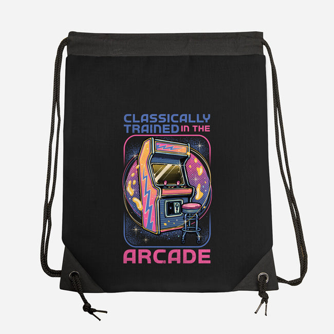 Classic Arcade-None-Drawstring-Bag-glitchygorilla