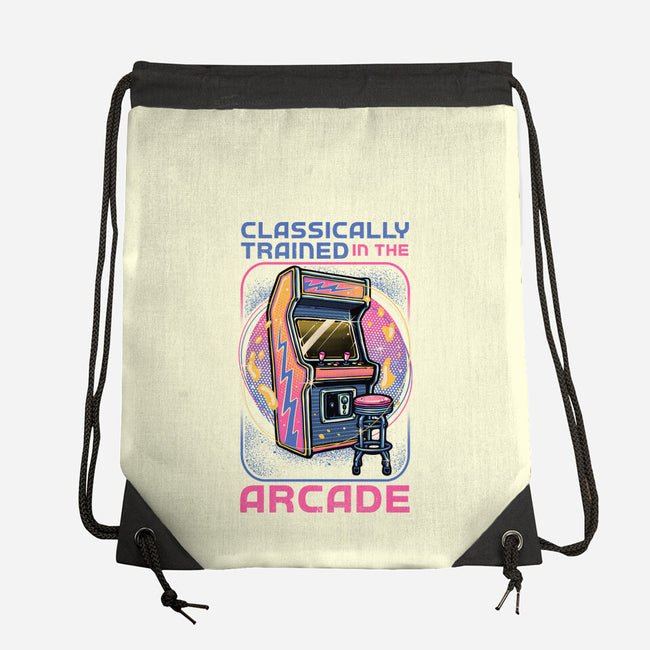 Classic Arcade-None-Drawstring-Bag-glitchygorilla