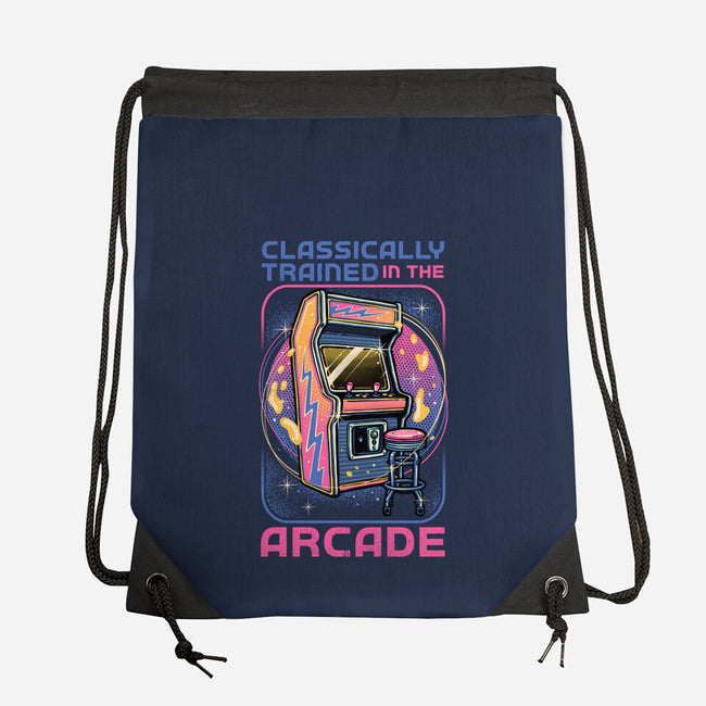 Classic Arcade-None-Drawstring-Bag-glitchygorilla