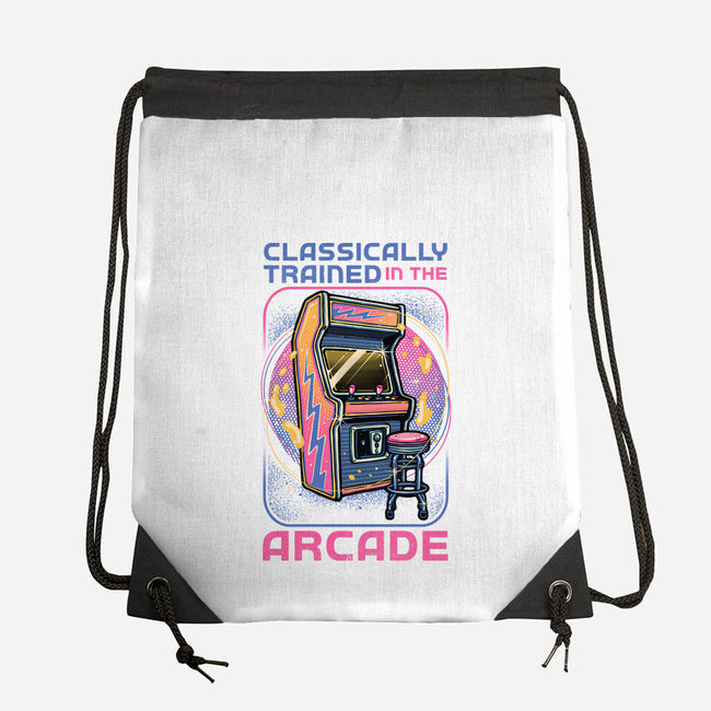 Classic Arcade-None-Drawstring-Bag-glitchygorilla