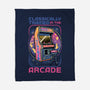 Classic Arcade-None-Fleece-Blanket-glitchygorilla
