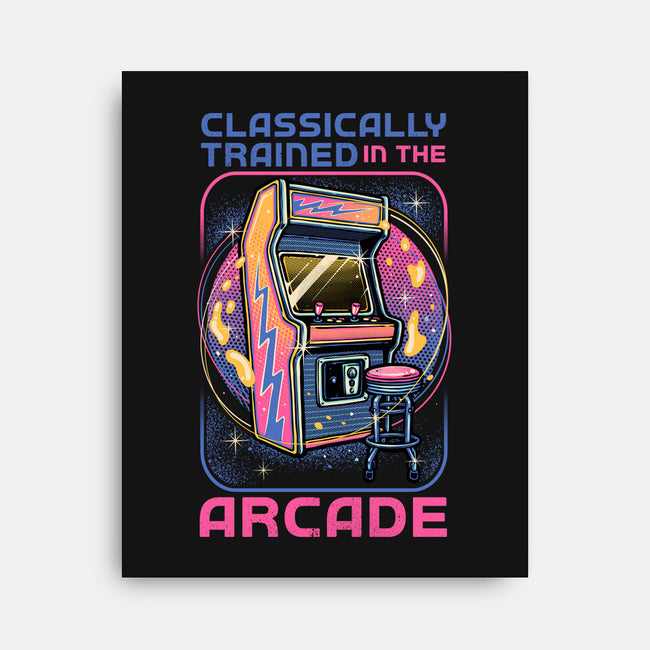 Classic Arcade-None-Stretched-Canvas-glitchygorilla