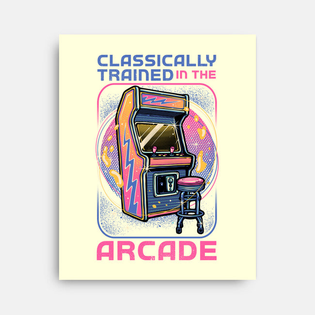 Classic Arcade-None-Stretched-Canvas-glitchygorilla