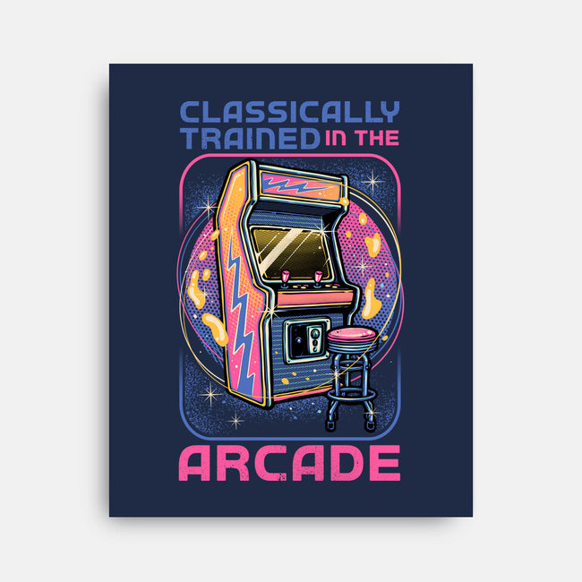 Classic Arcade-None-Stretched-Canvas-glitchygorilla