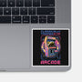 Classic Arcade-None-Glossy-Sticker-glitchygorilla