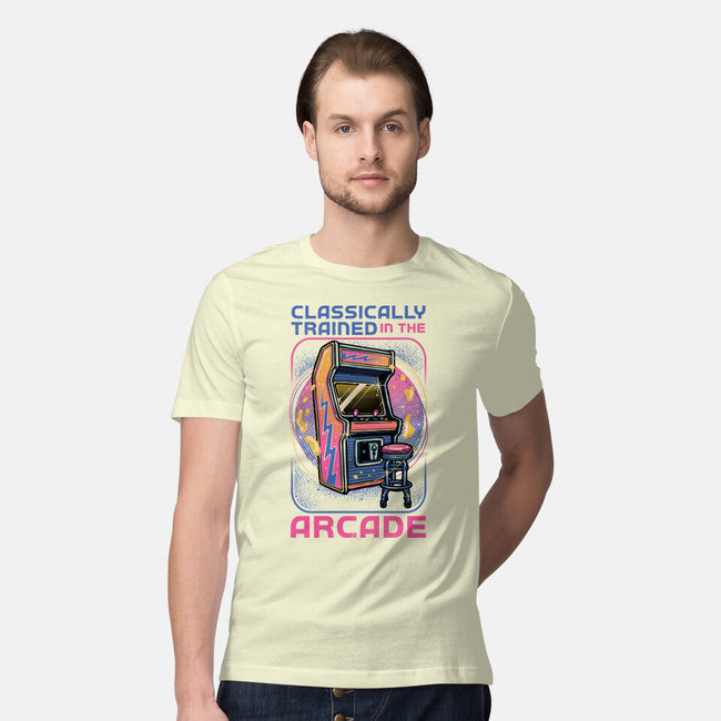 Classic Arcade-Mens-Premium-Tee-glitchygorilla