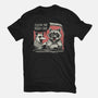 Follow That Trash Can-Womens-Basic-Tee-eduely