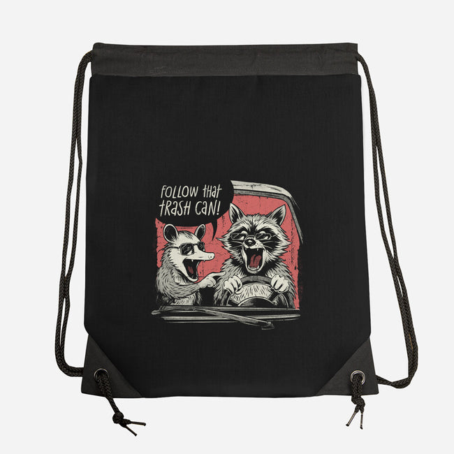 Follow That Trash Can-None-Drawstring-Bag-eduely