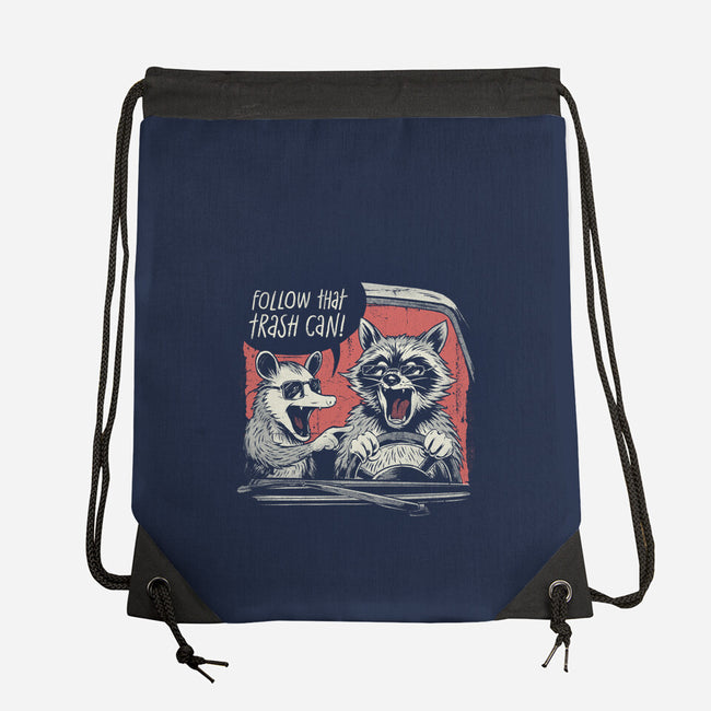 Follow That Trash Can-None-Drawstring-Bag-eduely
