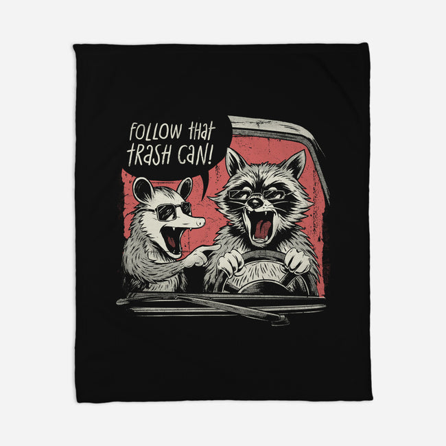 Follow That Trash Can-None-Fleece-Blanket-eduely