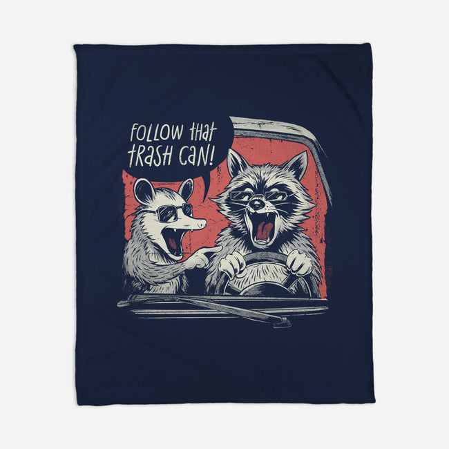 Follow That Trash Can-None-Fleece-Blanket-eduely