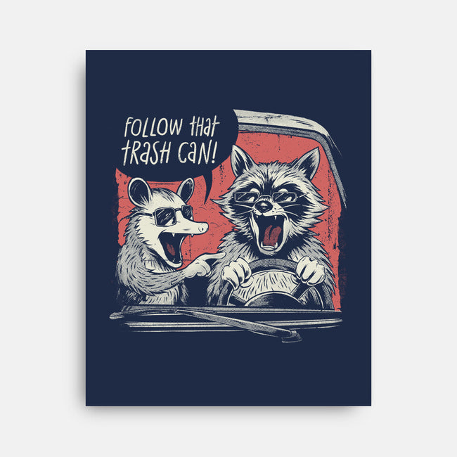Follow That Trash Can-None-Stretched-Canvas-eduely