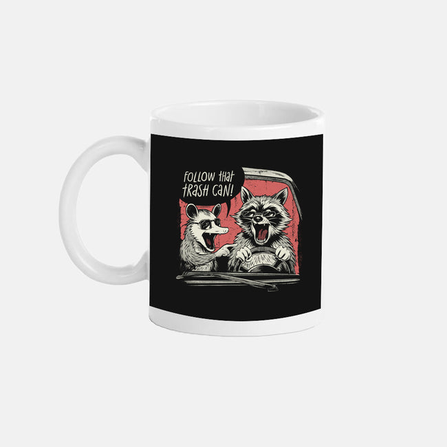 Follow That Trash Can-None-Mug-Drinkware-eduely