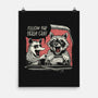 Follow That Trash Can-None-Matte-Poster-eduely