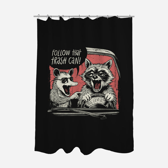 Follow That Trash Can-None-Polyester-Shower Curtain-eduely