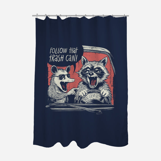 Follow That Trash Can-None-Polyester-Shower Curtain-eduely