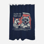 Follow That Trash Can-None-Polyester-Shower Curtain-eduely