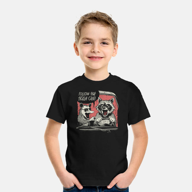 Follow That Trash Can-Youth-Basic-Tee-eduely