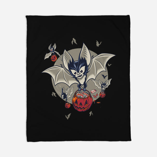Trick Or Blood-None-Fleece-Blanket-Popnotic