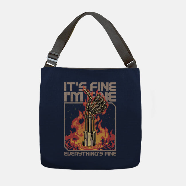 Robotic Hand Thumbs UP-None-Adjustable Tote-Bag-Studio Mootant