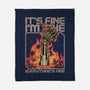 Robotic Hand Thumbs UP-None-Fleece-Blanket-Studio Mootant