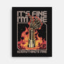 Robotic Hand Thumbs UP-None-Stretched-Canvas-Studio Mootant