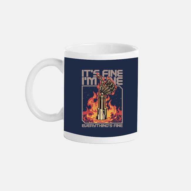 Robotic Hand Thumbs UP-None-Mug-Drinkware-Studio Mootant