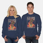 Robotic Hand Thumbs UP-Unisex-Crew Neck-Sweatshirt-Studio Mootant