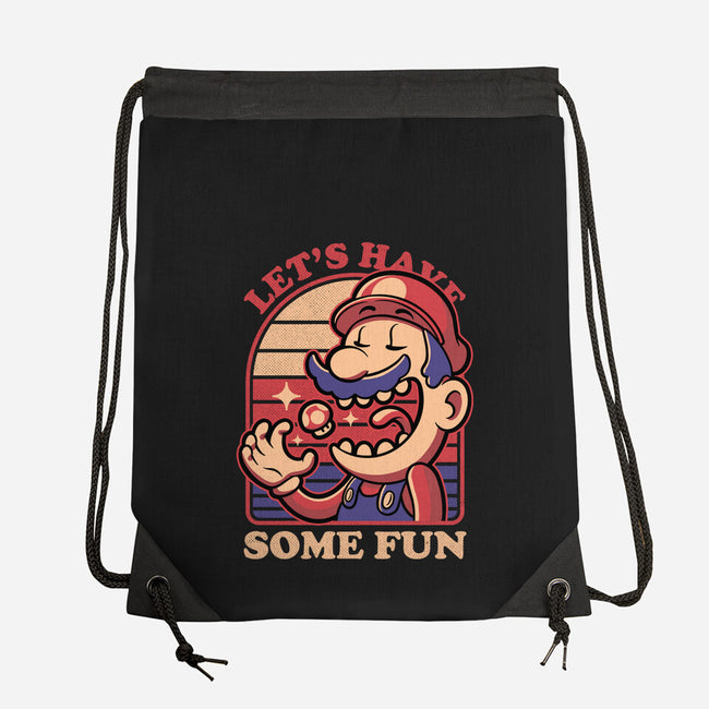 Mushroom Guy Fun-None-Drawstring-Bag-Studio Mootant