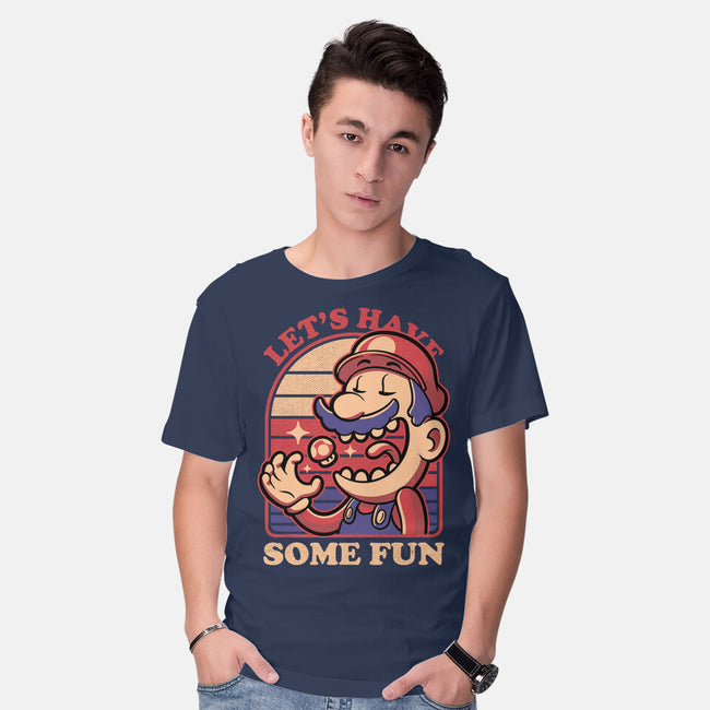 Mushroom Guy Fun-Mens-Basic-Tee-Studio Mootant