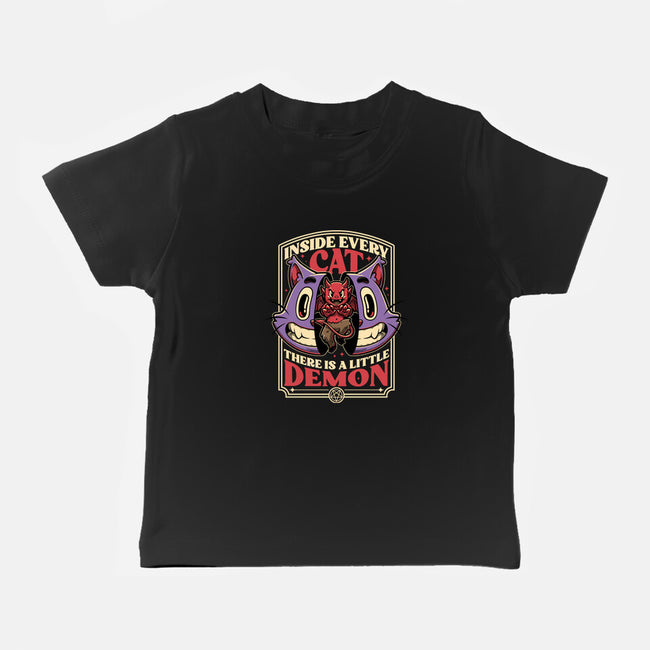 Cat Demon Inside-Baby-Basic-Tee-Studio Mootant