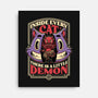 Cat Demon Inside-None-Stretched-Canvas-Studio Mootant