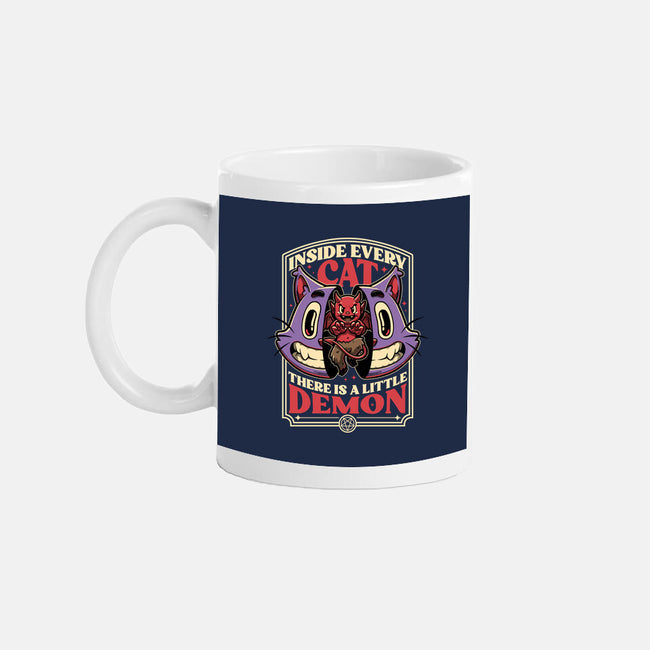 Cat Demon Inside-None-Mug-Drinkware-Studio Mootant