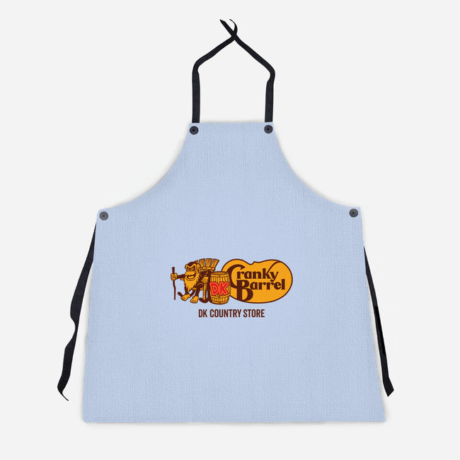 Cranky Barrel-Unisex-Kitchen-Apron-Wheels