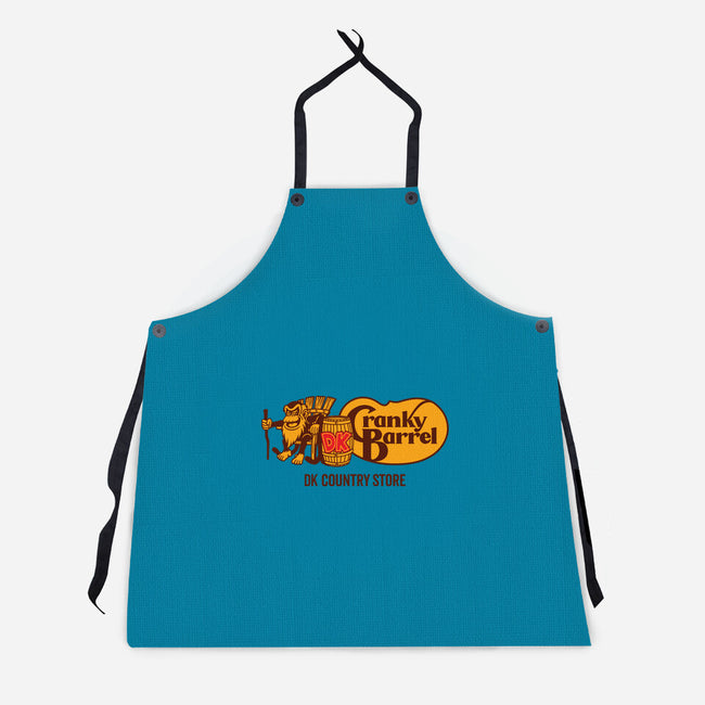 Cranky Barrel-Unisex-Kitchen-Apron-Wheels