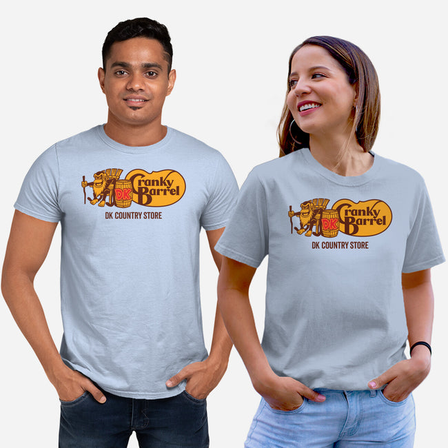 Cranky Barrel-Unisex-Basic-Tee-Wheels