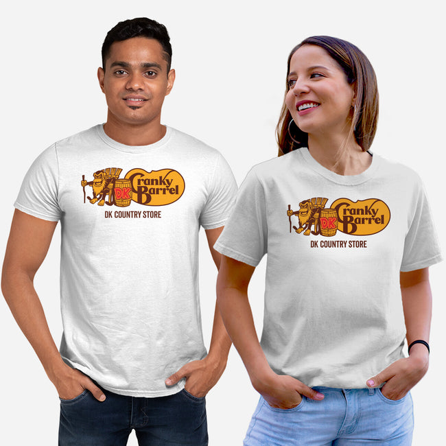 Cranky Barrel-Unisex-Basic-Tee-Wheels