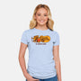 Cranky Barrel-Womens-Fitted-Tee-Wheels