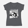 Yokai Youth-Womens-V-Neck-Tee-joerawks
